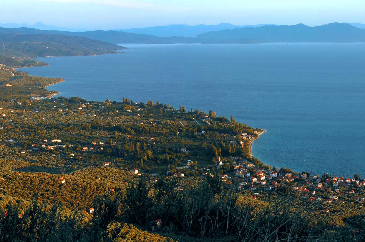 Pagassetic Gulf and the the Pelion peninsula